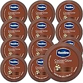Vaseline Cocoa Glow 12-Pack – Intensive Care Body Cream, Moisturizer, 2.53 Oz Ea