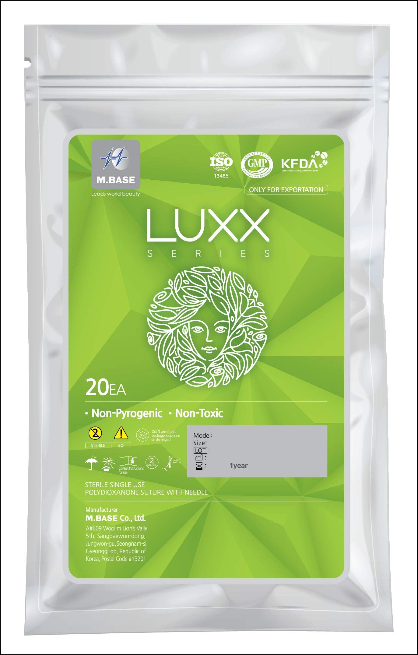 Luxx Boom Multi Filament PLLA Thread/Strong Volume & Lifting Effect/Face Lifting/20Pcs/Korea Made (Boom 7 23G90mm)
