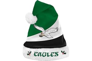 FOCO Philadelphia Eagles NFL Kelly Green High End Santa Hat