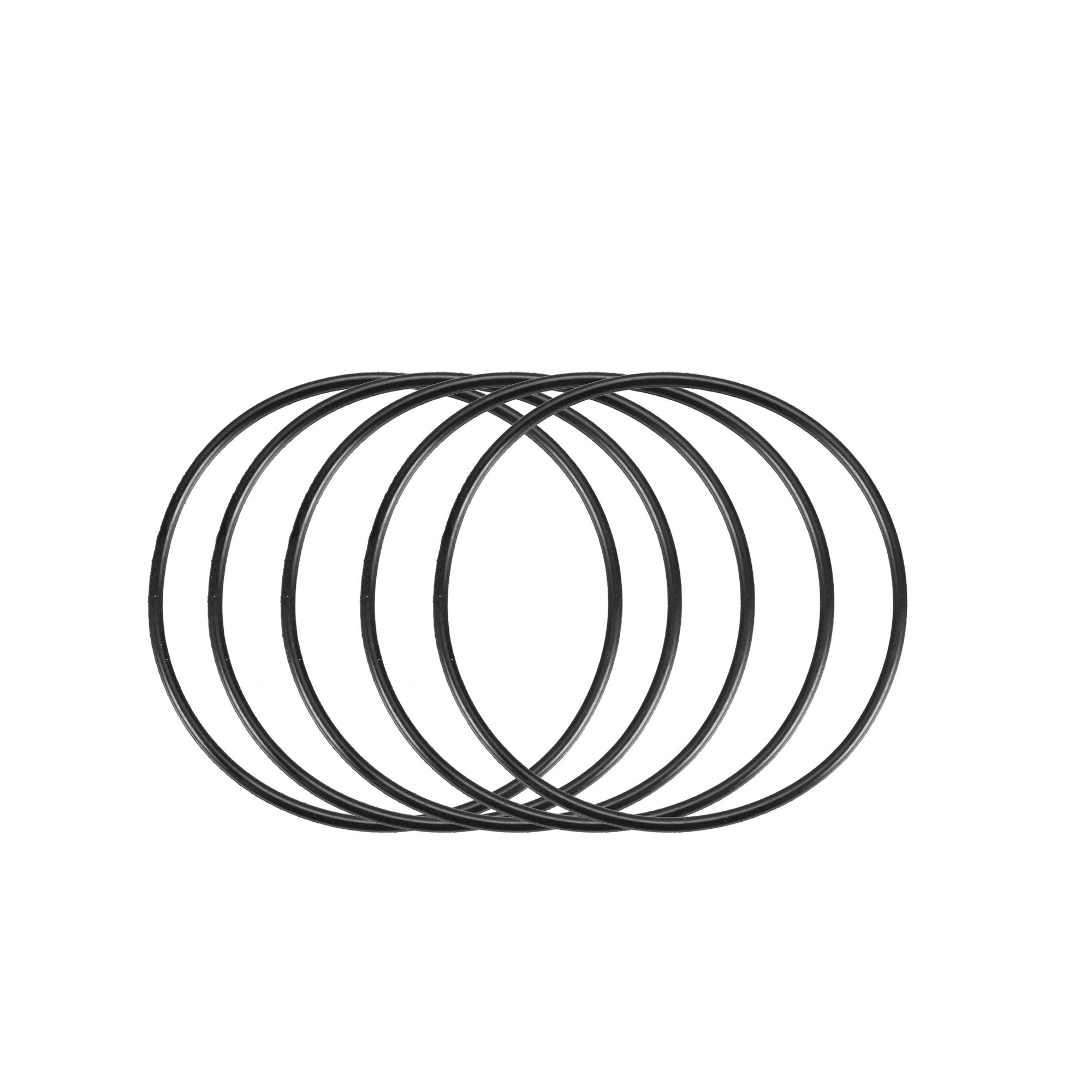 Sourcingmap Nitrile Rubber O-Rings 32mm OD 30mm ID 1mm Width, Metric Sealing Gasket, Pack of 5