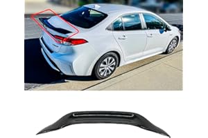 SYON AUTO FITS 2020+ Toyota Corolla Sedan Glossy Black HIGH Kick Style Trunk Spoiler Wing