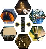 Wealrotn Waterproof Junction Box Outdoor Cable Connectors IP68 3 Pin 3.5-8mm view 6