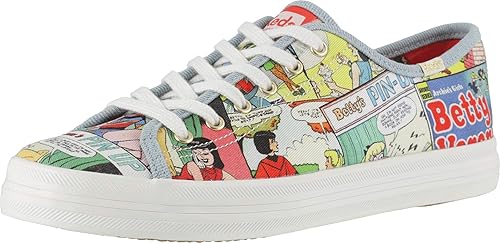 Keds X Betty And Veronica Kickstart Comic Print Women 5 5 Denim Multi Amazon Ca Shoes Handbags