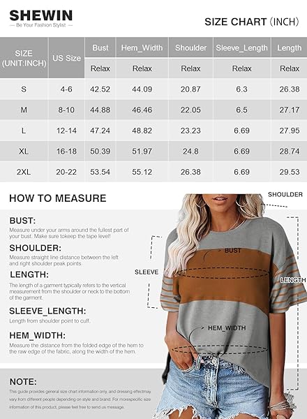 SHEWIN TOPS FOR WOMEN TRENDY 2025 CASUAL CREWNECK SUMMER SHIRTS STRIPED SHORT SLEEVE TEE OVERSIZED TSHIRTS FOR WOMEN LOOSE FIT PINK PURPLE XXL