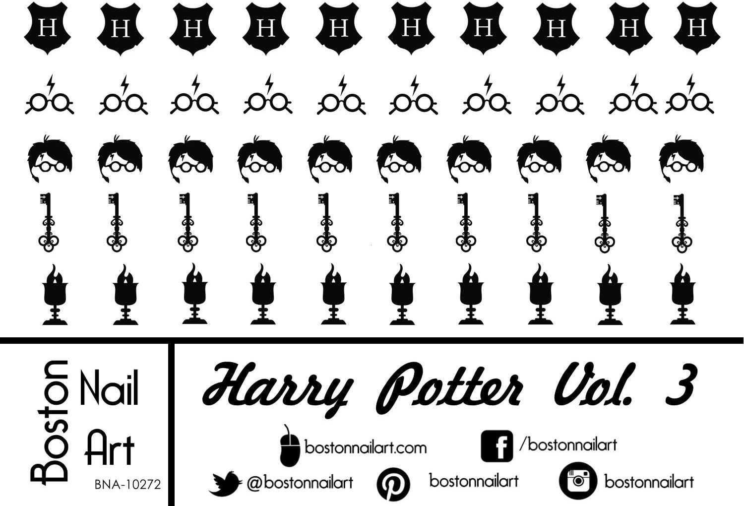 Harry Potter Vol. 3 - Waterslide Nail Decals - 50pc
