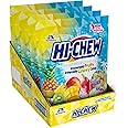 HI-CHEW Bulk Candy Tropical Mix, Kiwi Pineapple Mango Dragon Fruit, 4 Stand Up Pouches, 12.7oz each - Unique Fun Soft & Chewy Candy - Immensely Juicy Fruity Flavors - Individually Wrapped for Sharing