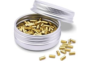 MANTANGSUN 200 Pcs Lighter Flints Universal Lighter Replacement Flint Refills, Premium Glod Flint Stone Packaged in Aluminum Boxes,Compatible with Most Lighters