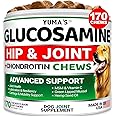 Glucosamine for Dogs - Hip and Joint Supplement for Dogs - 170 Ct - Glucosamine Chondroitin Chews - Joint Pain Relief Supplem