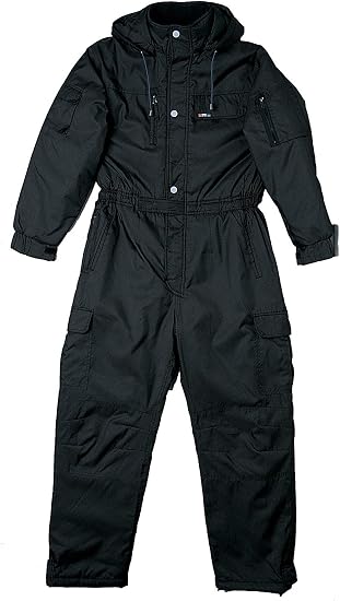 Amazon Co Jp シンメン Shinmen 防寒ツナギ服 フード付き 中綿入り 006 617 服 ファッション小物