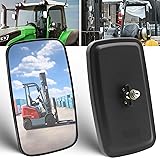 Biqing 2PCS Square Forklift Mirrors,Universal HD