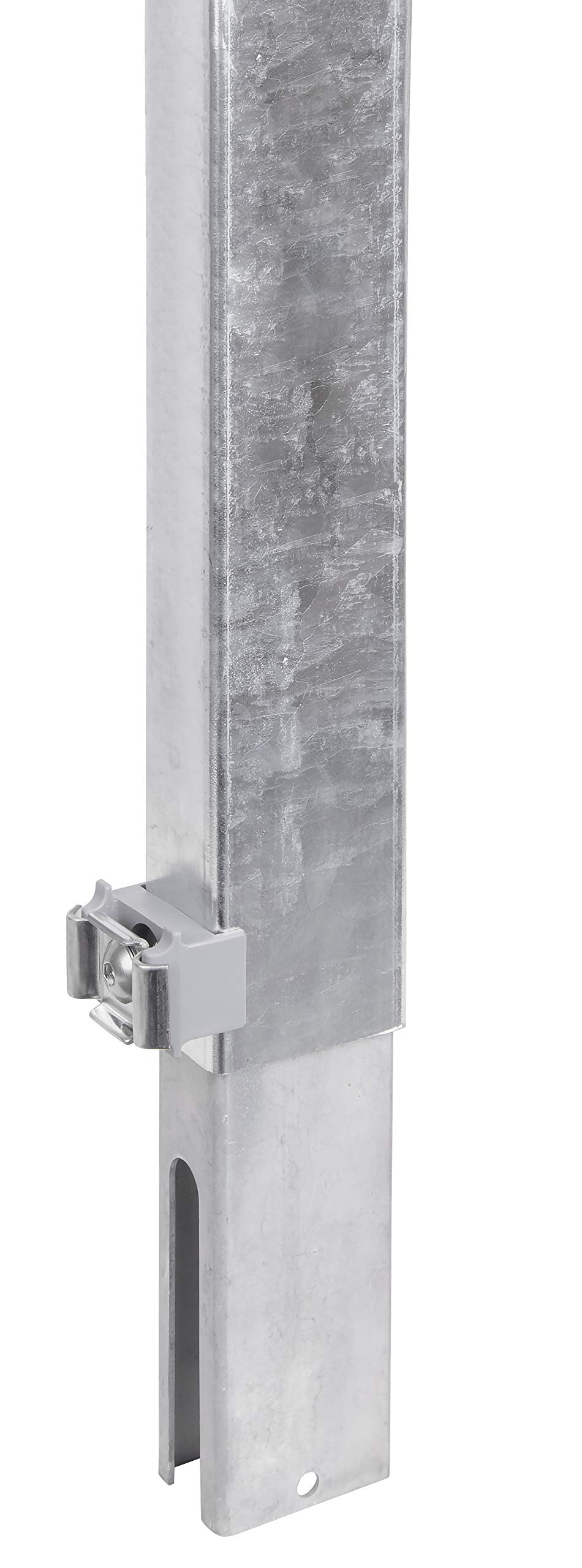 Alberts Erhard 672652 Fence Riser for Easy Raising of an Existing Double Rod Mat Fence Hot-Dip Galvanised Height 600 mm for Posts 60 x 40 mm