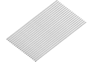 TOPPROS 200mm x 3mm Stainless SteelSolid Round Bar Pack of 20