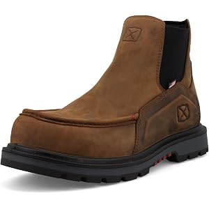 Twisted X mens 6" Nano Composite Toe Usa Built Chelsea Work Boots