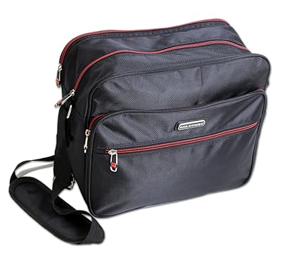 Herren Arbeitstasche XL Umhängetasche Schultertasche Flugumhänger Messenger Bag Boardcase Querformat Herrentasche hochwertige
