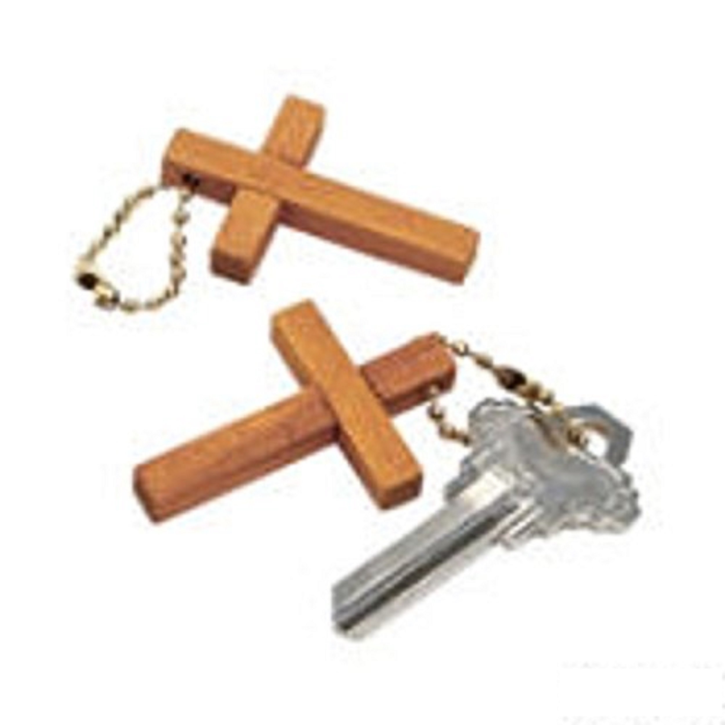 Wooden Cross Keychains (48 Pack) 780984369309 eBay