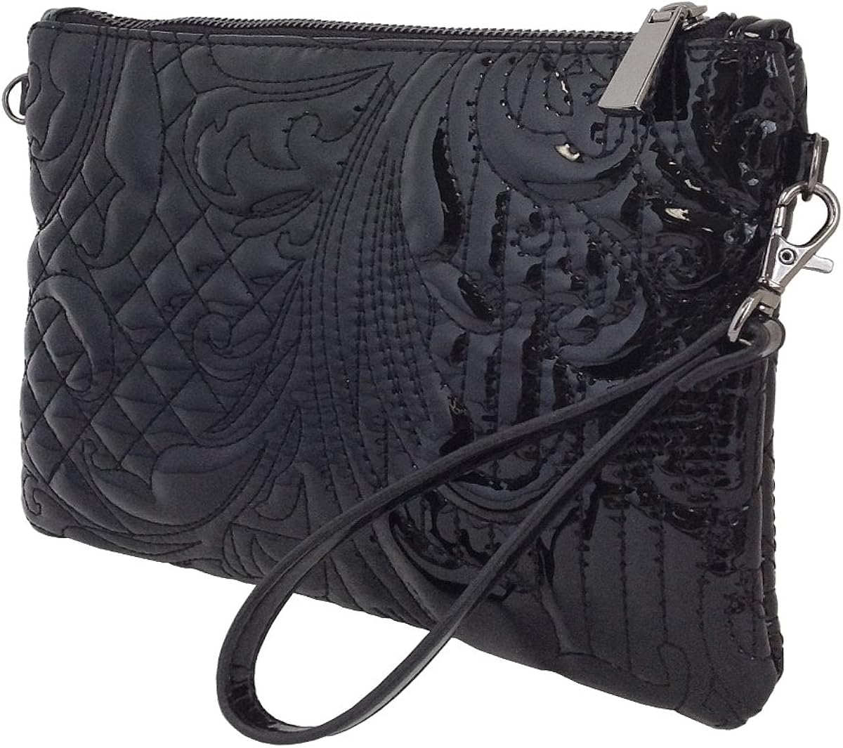 Patent leather wristlet Clearance