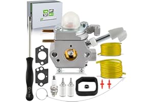 partszen 308054114 308054075 Carburetor for Homelite Carburetor Fits for 26B Leaf Blower UT09526 with Carburetor Adjusting To