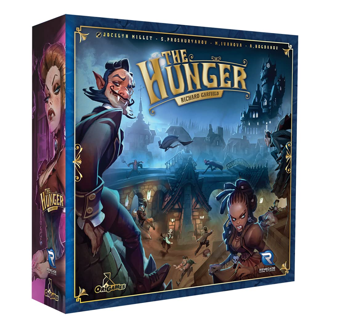 Renegade Game Studios | The Hunger | Deck-Building Board Game | Strategic Vampire Adventure where You Race to the Rose | Competitive Game for 2-6 Players Ages 14+ | English