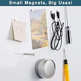 FINDMAG 30 Pack Magnets 8x3 mm Fridge Whiteboard Case Storage 15+ view 4
