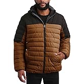 Bass Creek Outfitters Mens Puffer Jacket - Weather Resistant Midweight Quilted Warm Insulated Winter Coats for Men
