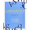Linguistics: An Introduction to Language and Communication, 6th edition