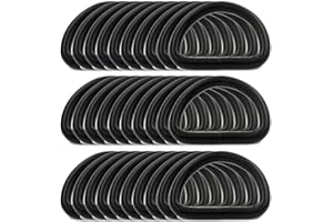 BIKICOCO Metal D-Rings Buckle, 1 Inch Non-Welded for Webbing Sewing DIY