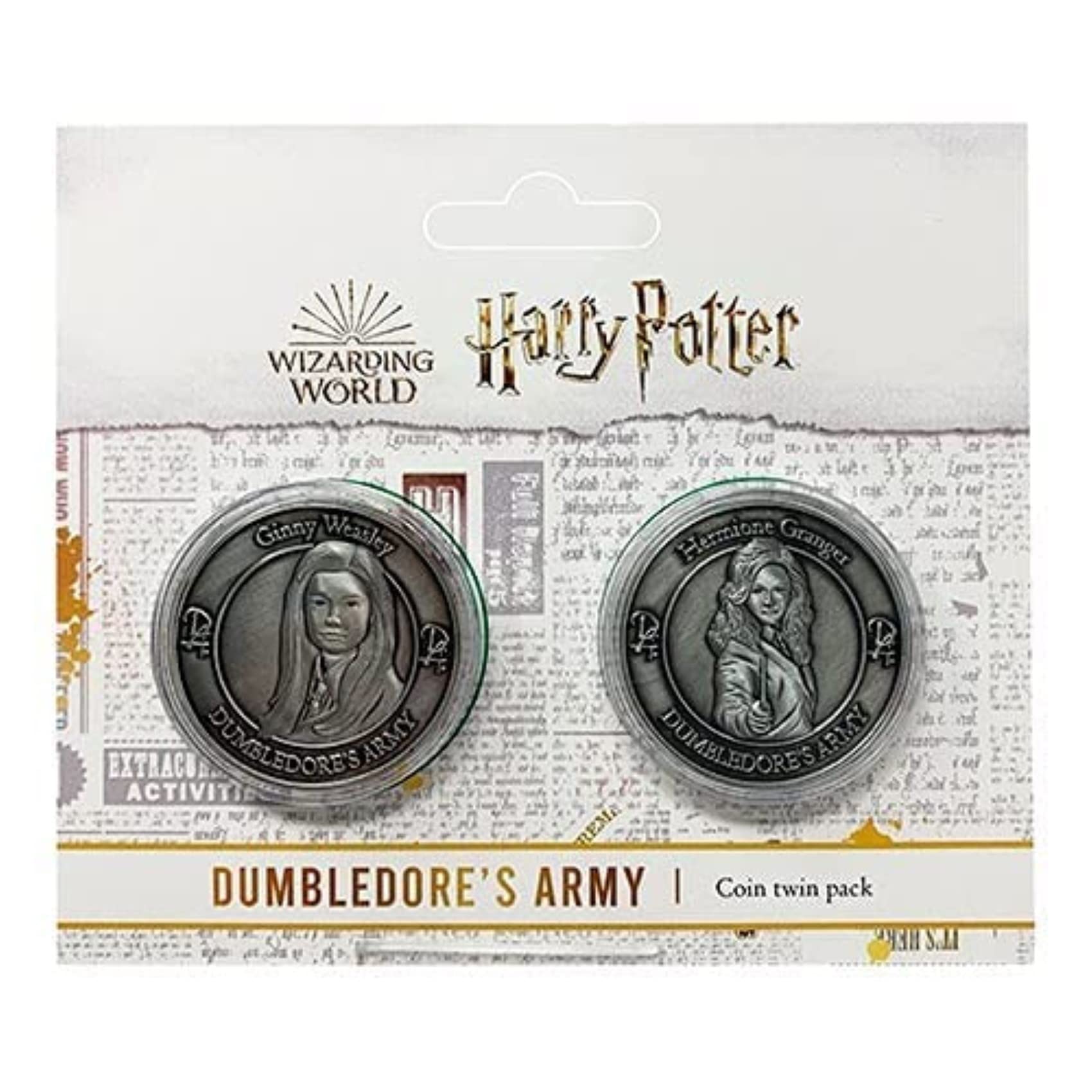 Fanattik Harry Potter Dumbledore Army Collectible Coin Set (Hermione Granger & Ginny Weasley)