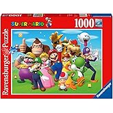 Ravensburger Super Mario Brothers Bros 1000 Piece Jigsaw Puzzle for Adults and Kids Age 12 Years Up, 500, Green