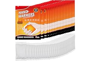 Air-Activated Hand Warmers, Up to 6-8 Hours Natural Heat Hand Warmers, Disposable Heat Packs Winter Body Warmers for Hiking, 