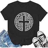 LBP Womens Christian Shirt He is Risen Shirt Faith-Based Tees Christian Tops