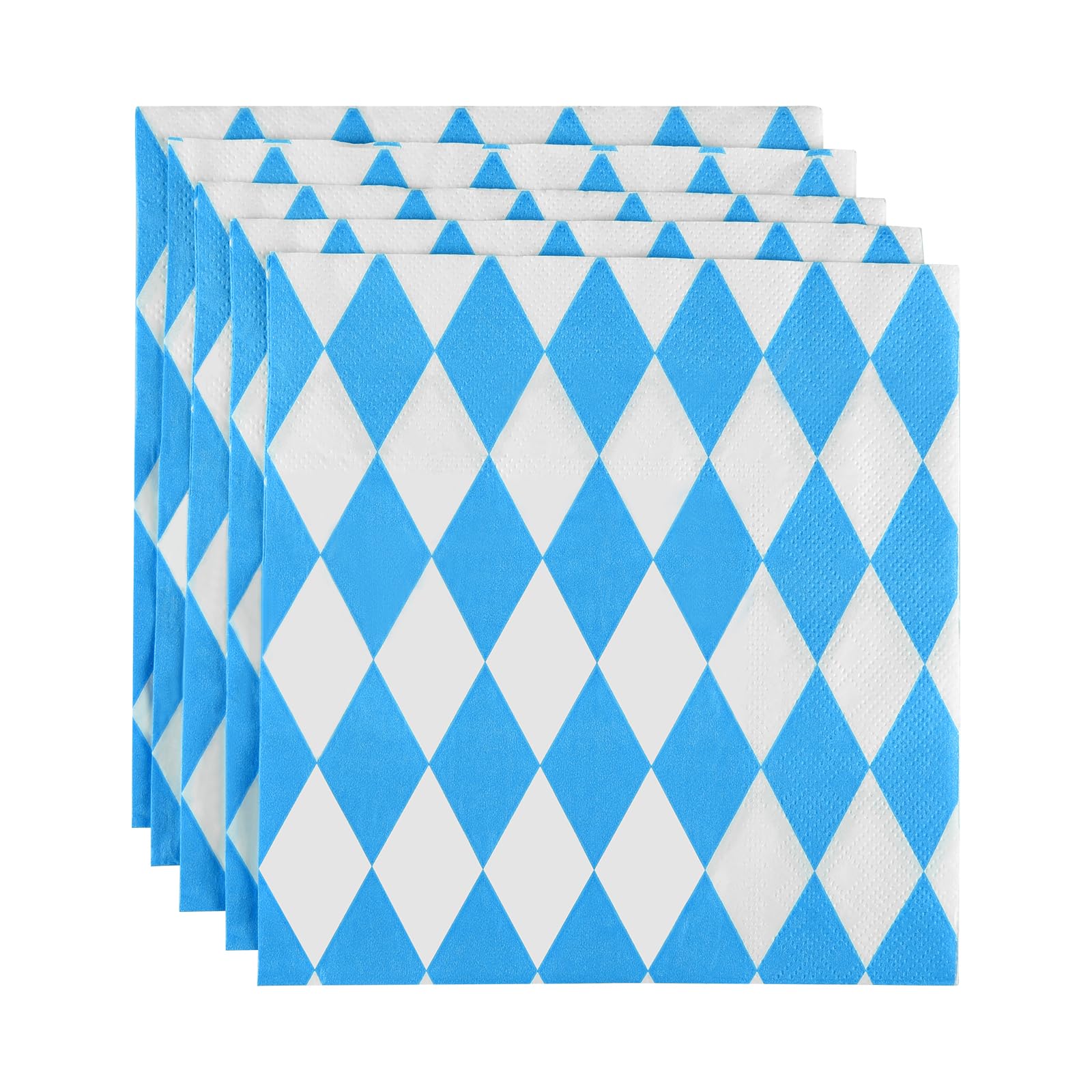 ASTARON 60pcs Bavaria Napkins for Oktoberfest Party Decoration - 33x33cm Disposable Paper for Munich Beer Tents, Table Decoration, German Beer Festival Supplies