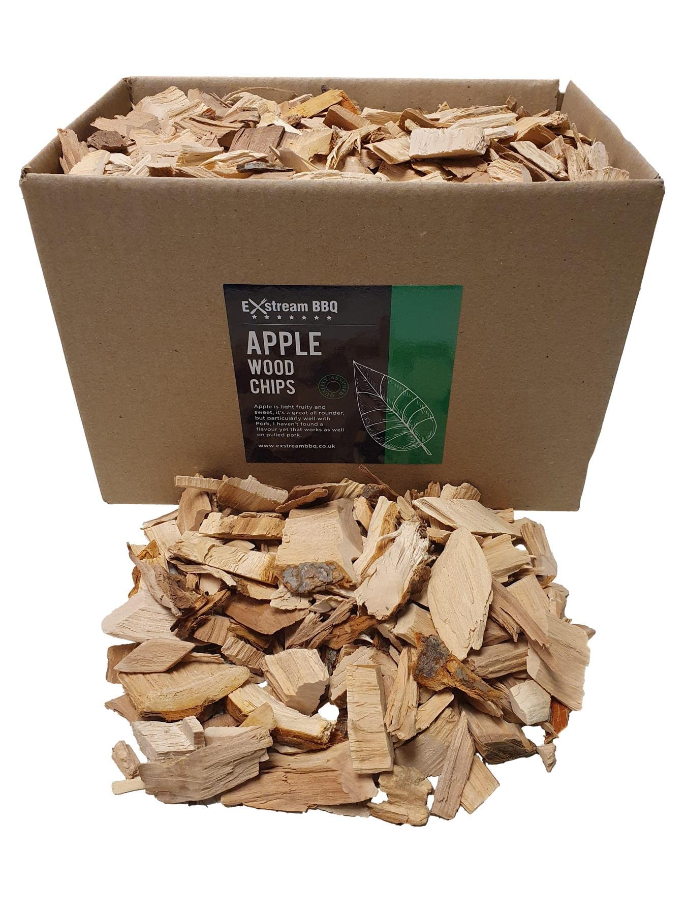 Exstream BBQ Barbecue Smoking Wood Chips *Over 16 Great Flavours in 1, 5 & 10 Litres* (Apple 5 Litre)