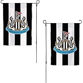 Desert Cactus Newcastle United FC Garden Flag – 19 x 12 inch Football Soccer NUFC Magpies English Banner, For Outdoor Display and Events (Garden Flag B)