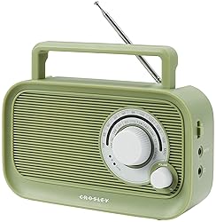 Crosley CR3041A-SG Forte Portable AM/FM Radio with
