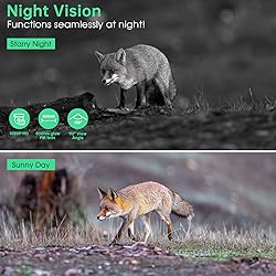 Hrivcam Trail Camera 4K 64MP WiFi Solar Game