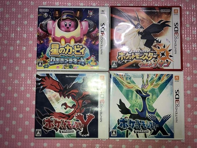 Amazon 3ds ソフト 4点 ポケットモンスター ウルトラサン ポケモン X ポケモン Y 星のカービィ ロボポプラネット 各1点 おもちゃ ホビー