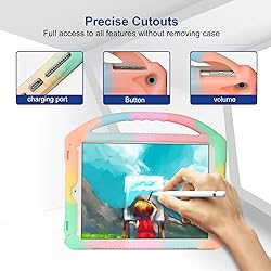 JOGUIIA iPad 6th/5th Gen Case, Silicone Kids Case