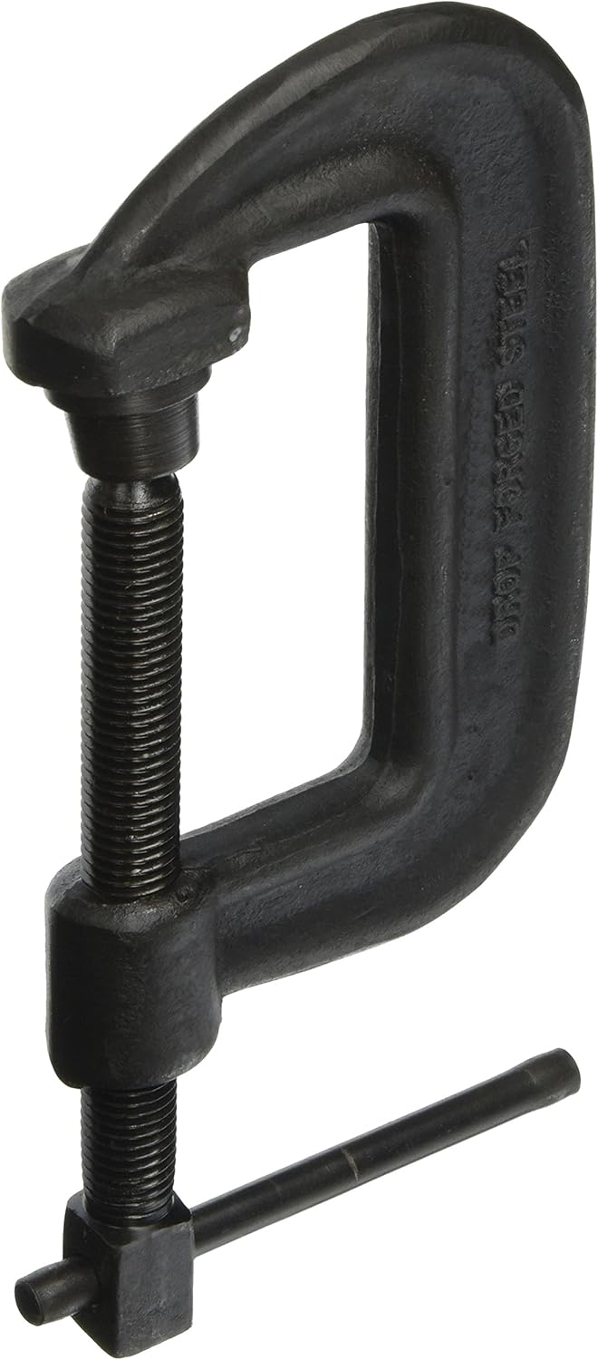 Wilton 14142 104, 100 Series Forged C-Clamp-Heavy-Duty, 0-Inch-4-Inch Jaw Opening , 2-1/4-Inch Throat Depth