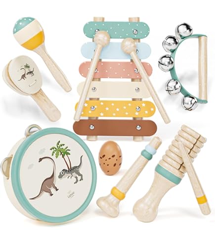 Buyger Instrument à Percussion Pour Bébé 1 2 3+ Ans