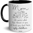 Baseball Mom Coffee Mug 11Oz - Ceramic Gift For Mom From Son, Daughter, Family