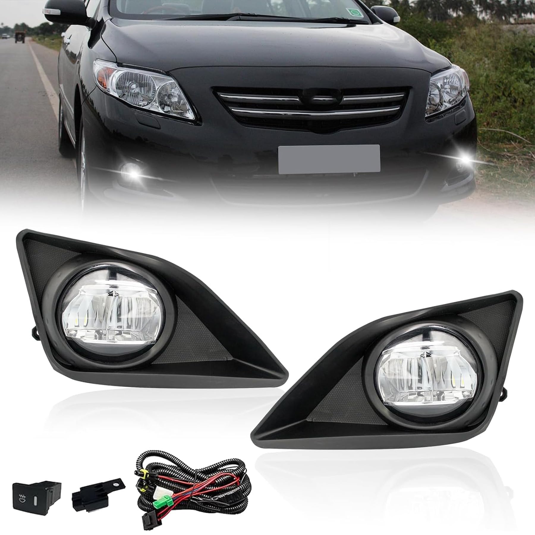 Shocklight Led Fog Lights Fit for 2008 2009 2010