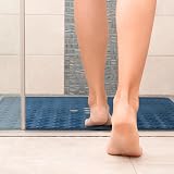 KEPLIN Premium Non-Slip Bath Mat 164 Suction Cups 54x54cm Dark Blue view 7
