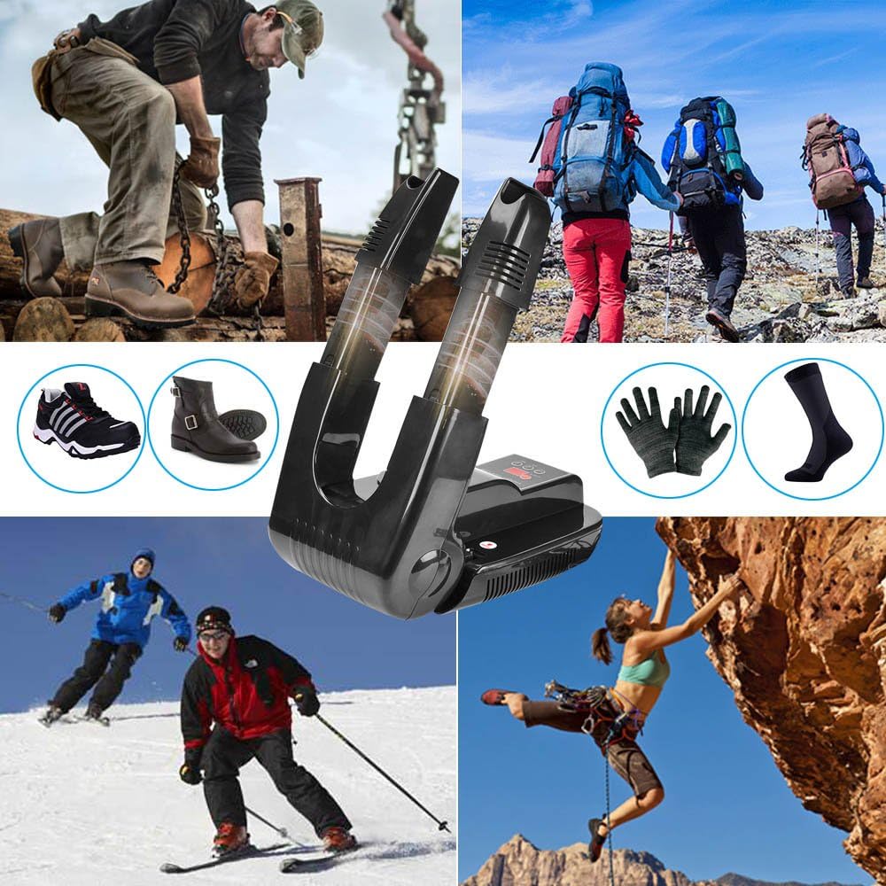 [Smart Version] Boots and Shoes Dryer and Warmer with Timer, Reservation Functions, Portable Footware Heater Folding (110V): Shoes