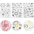 50 Pcs Stick and Stitch Embroidery Paper Designs 3 Sheets A4 Planet Style Water Soluble Embroidery Patterns Adhesive Embroidery Transfer Paper with Pre-Printed Patterns for Hand Sewing Lover Beginners