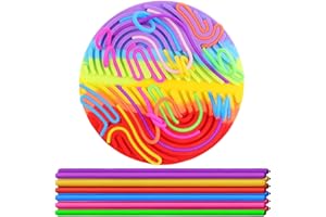 Gytera Sensory Activity Board - Round Silicone Fidget Toys Adults Fidgets, Sensory Toys for Kids with Autism, Fidget Pads Fidget Toys for Kids 8-12 5-7 Birthday Gifts