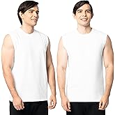 Fruit of The Loom Men's Eversoft Cotton Sleeveless T Shirts, Breathable & Moisture Wicking with Odor Control, Sizes S-4X