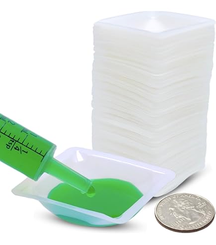 Plateaux De Pesée Jetables 100 Ml - Lot De 100 - Polystyrène Antistatique - Pour Laboratoire, Cuisine, Cosmétique
