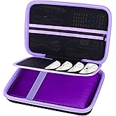 Lebakort Storage Case Compatible with YOTON 9.5" / POFOTO 9.5" / WONNIE 9.5" Portable DVD Player (Black+ Purple Case)