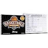Murray Sporting Goods Basketball Scorebook - 35 Games Score Book Side by Side Score Keeping Book for Stats | Basketball Stat Tracking Book