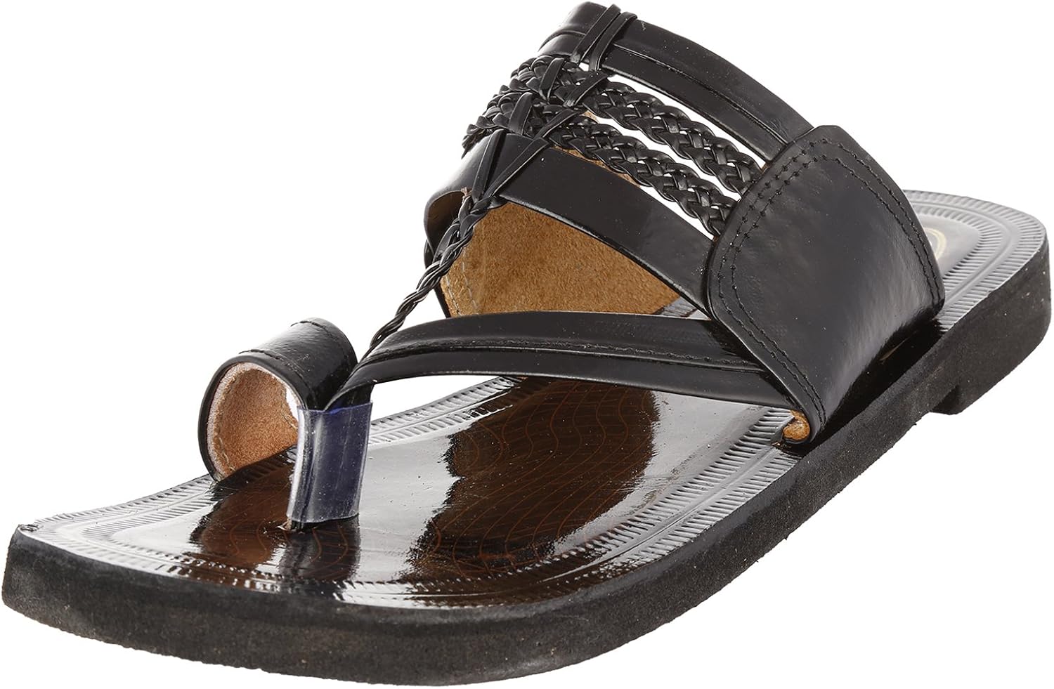 leather chappals for mens amazon